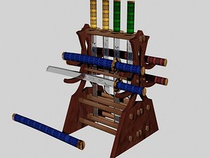 katana ornament 3ds