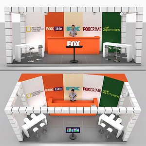 stand exhibition 3D model