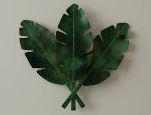 Palm Leaves Metal Wall Art