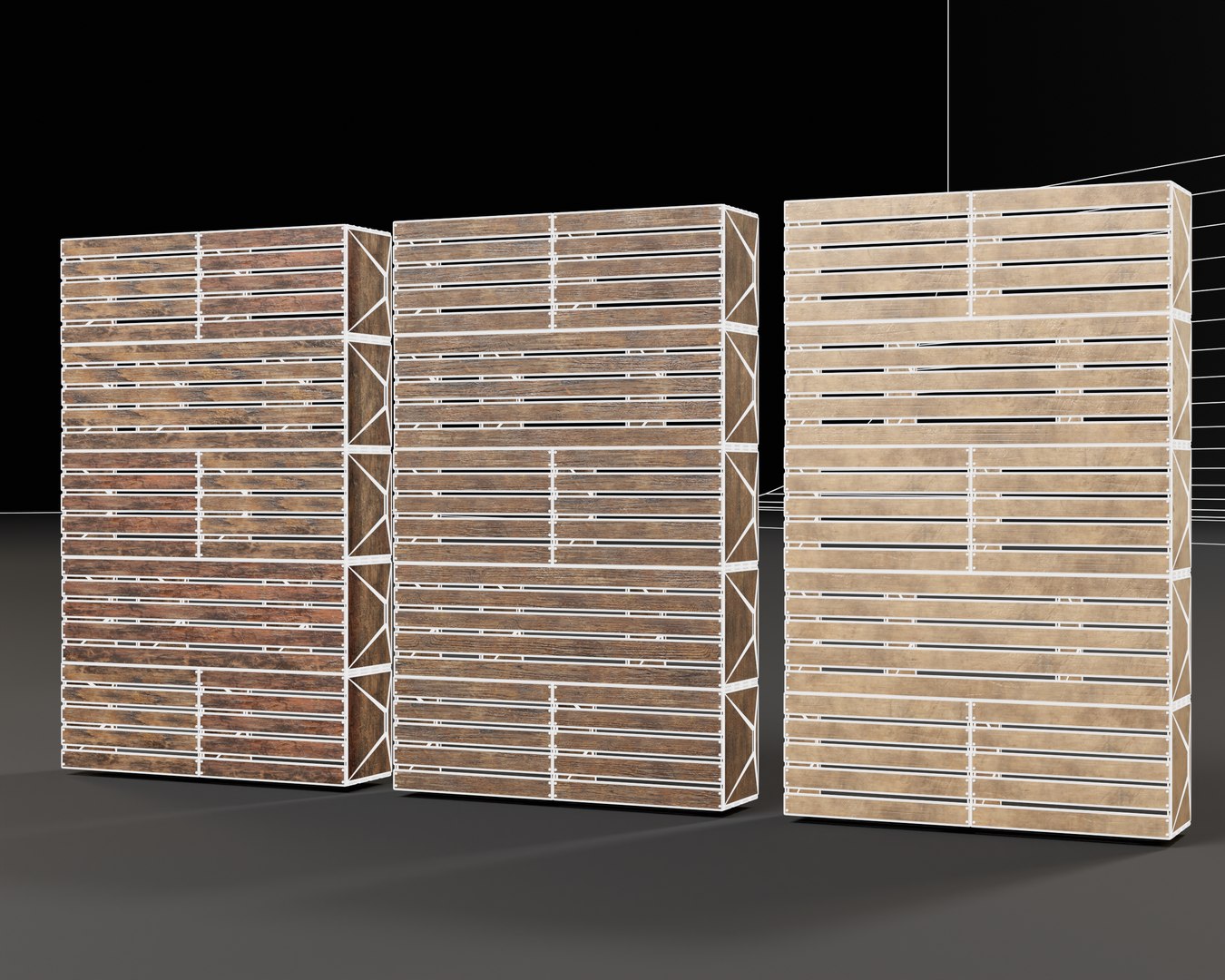 3D Modular Stacked Crate Shelves - TurboSquid 2357992