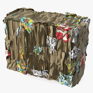 Paper Waste Pressed Briquette