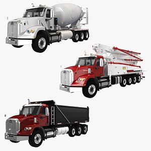 Autocar Construction Collection 3D model
