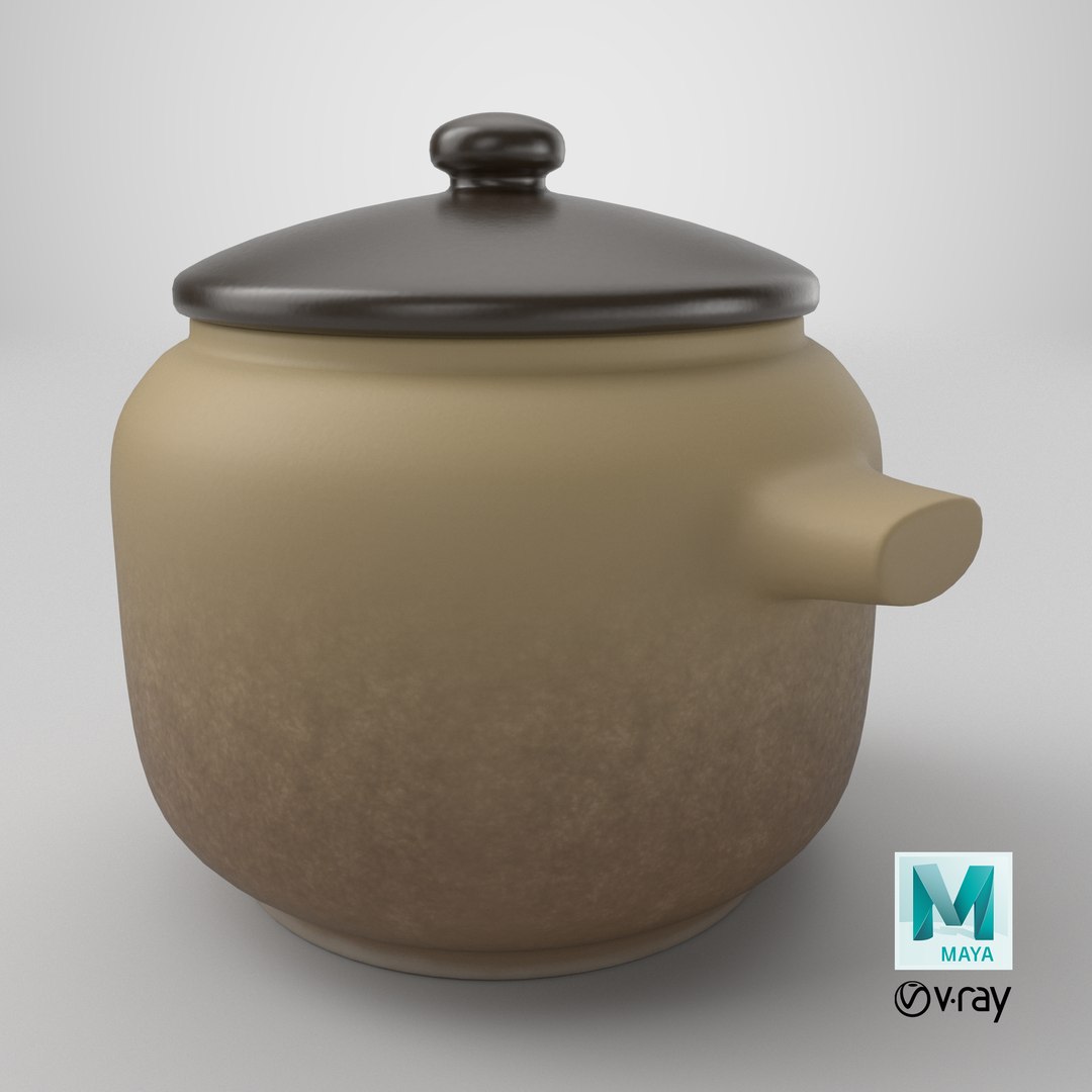 Clay Pot model https://p.turbosquid.com/ts-thumb/Ji/z0vPNp/Ln/stemcell_maya_vray_render/png/1788178178/1920x1080/fit_q87/65c336a7f2994685a89fe2caf0cb7b177c351187/stemcell_maya_vray_render.jpg