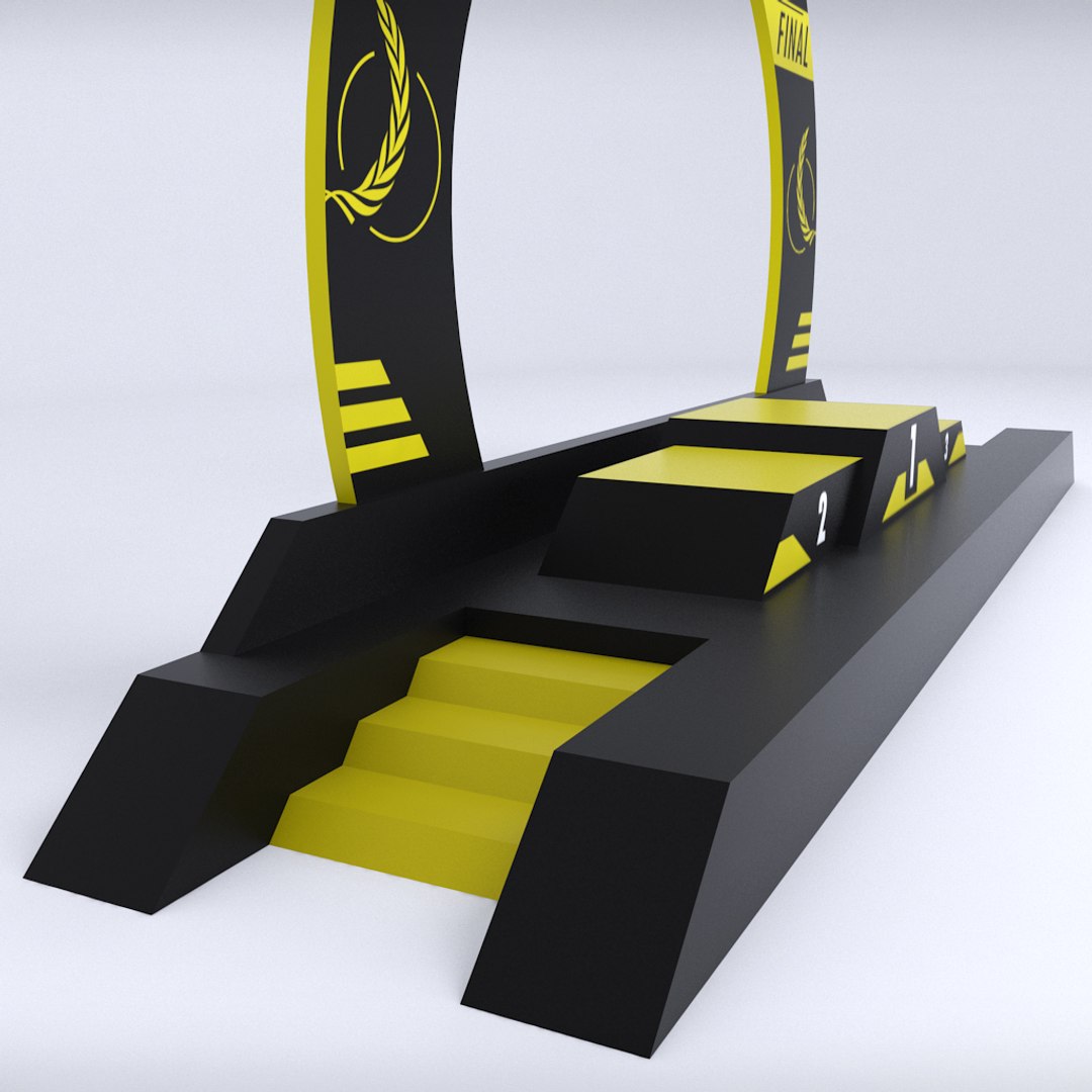3D Model Sport Arc Podium - TurboSquid 1192471