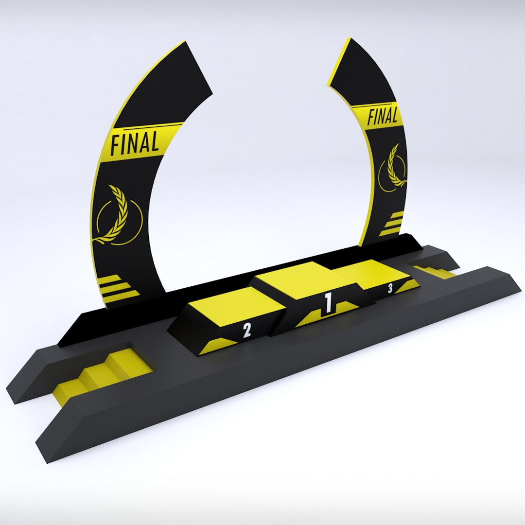 3D Model Sport Arc Podium - TurboSquid 1192471