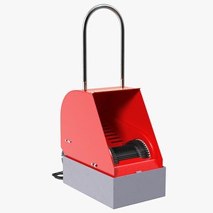 Electric Red Boot Cleaner 3D