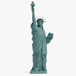 3D The Liberty Statue model