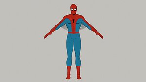 3D Classic Romita Sr Spider-Man comic suit  model