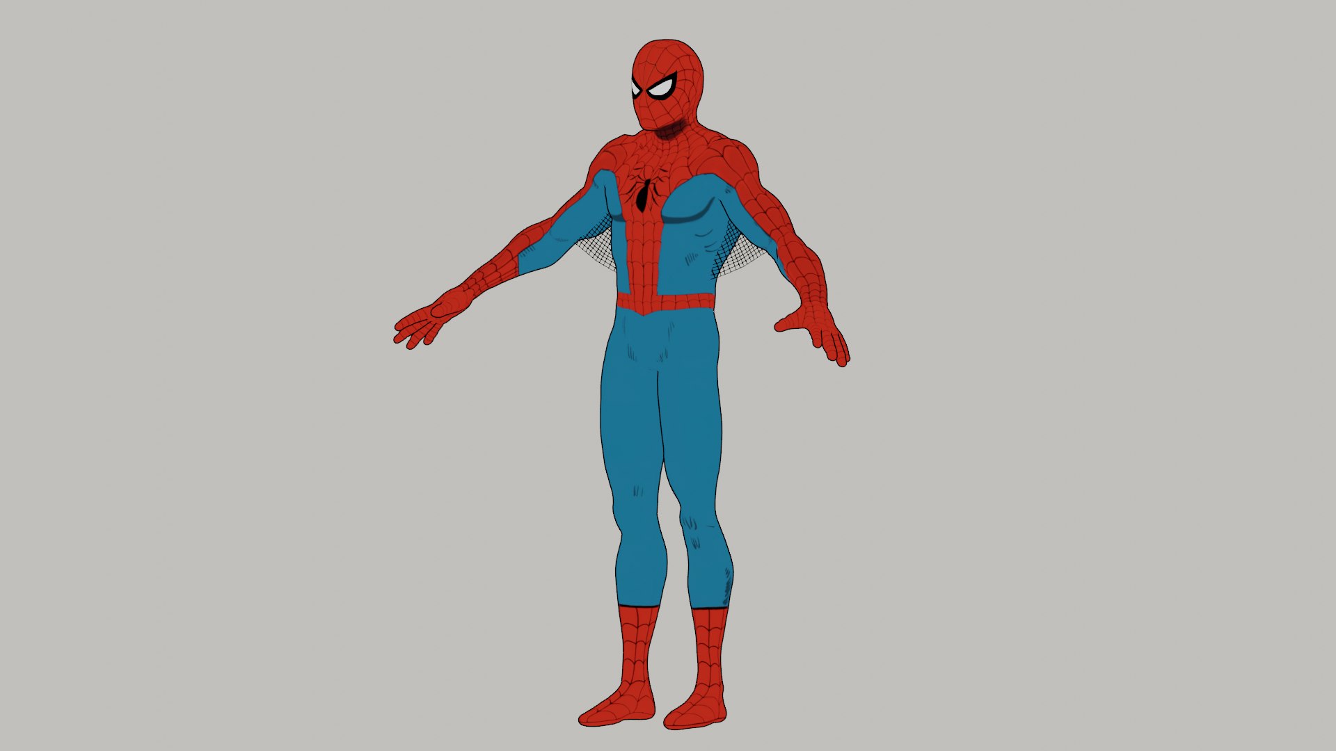 3D Classic Romita Sr Spider-Man Comic Suit Model - TurboSquid 2037164