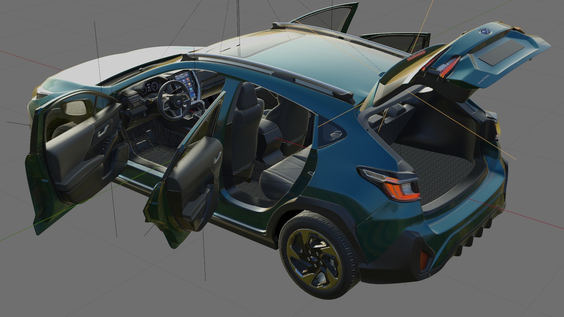 Subaru Crosstrek 2024 with interior model https://p.turbosquid.com/ts-thumb/Jj/8RklyS/P9/23/jpg/1706617777/1920x1080/fit_q87/4aacd9f556495a61b381097e70c1279ce7f36598/23.jpg