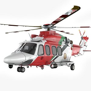 AW139 United Arab Emirates Air Force L2287 3D