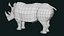 Siatka bazowa Rhino Low Poly