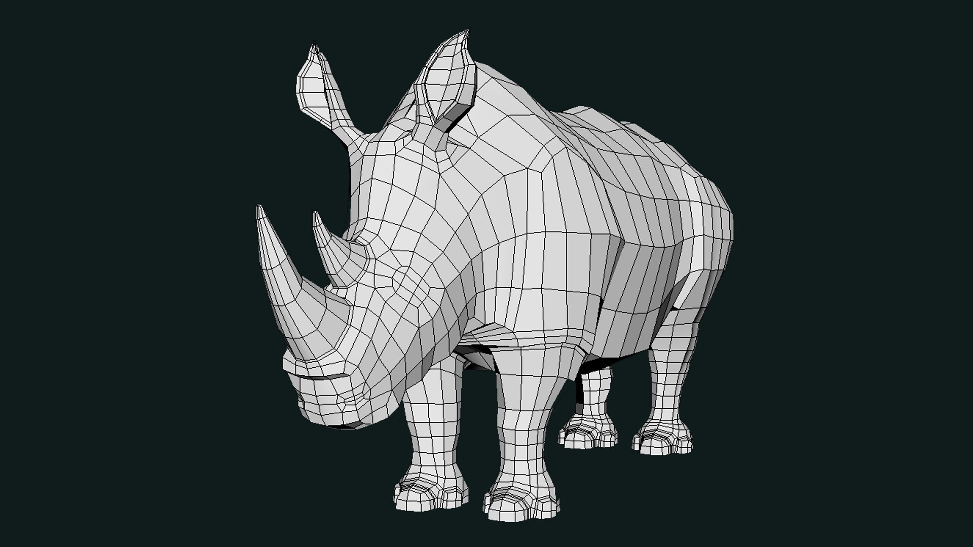 Rhino Low Poly base Mesh 3D model https://p.turbosquid.com/ts-thumb/Jj/A7imnG/JG/rhino6/png/1743257339/1920x1080/fit_q87/dca3095691e3092c47b041edfa934bf70b2f48f5/rhino6.jpg