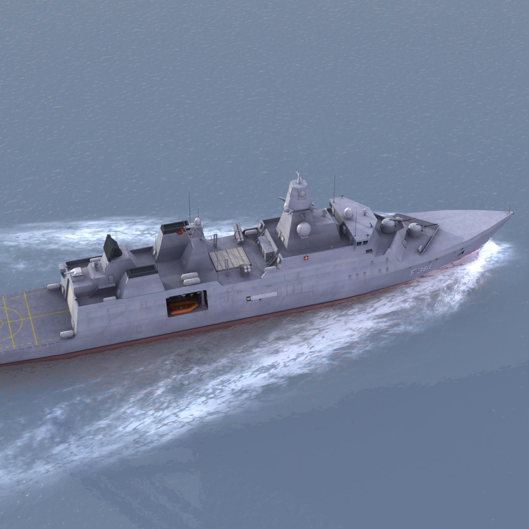 F361 Frigate Danish 3d 3ds