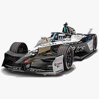 Jaguar TCS Racing Formula E Team 2025 Gen3 Race Car