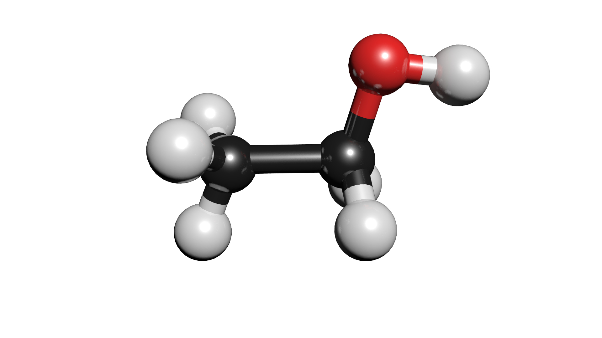 ethanol molecular geometry