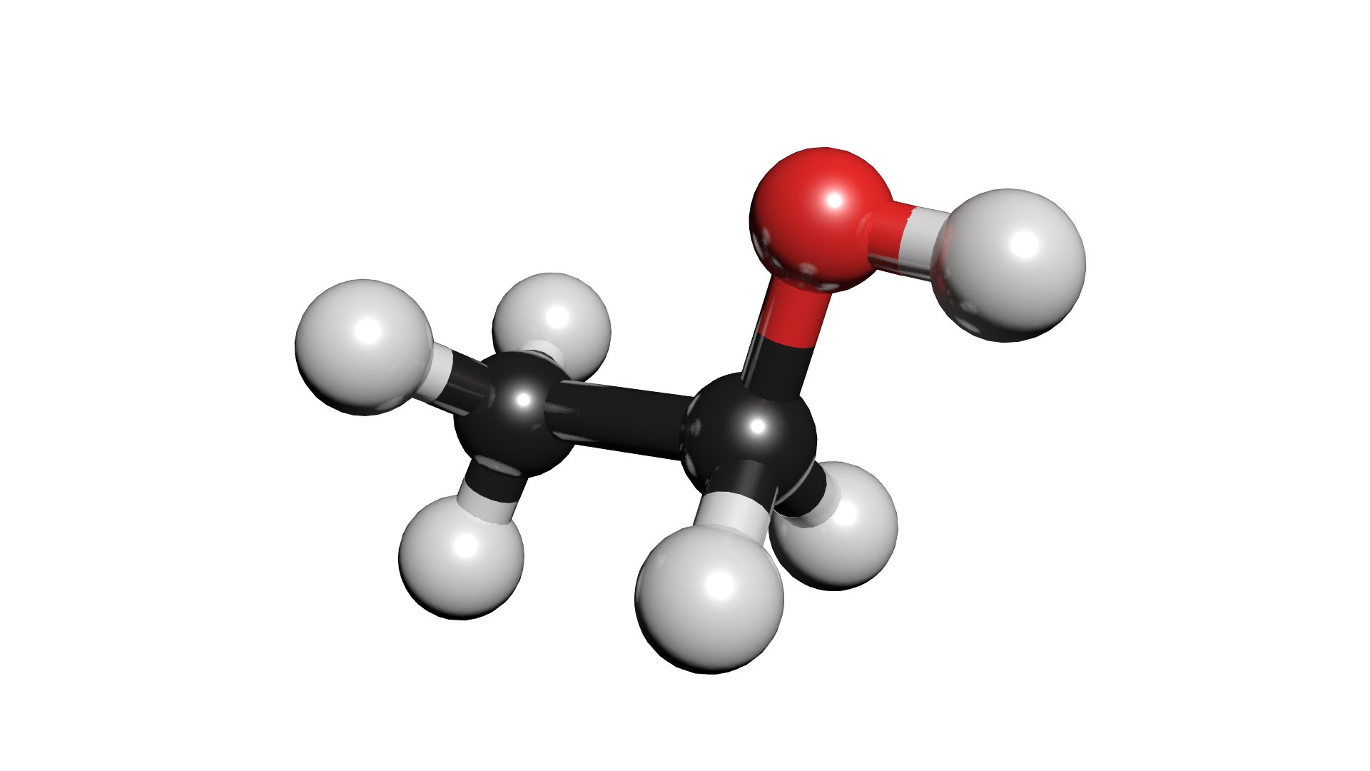 C2h5oh Molecule Ethanol 3D - TurboSquid 1424061