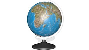 3d globe decoration model