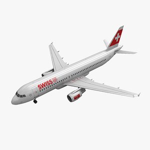 airbus a320 swiss airlines obj