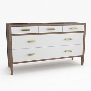 Rio 7 Drawer Dresser 3D model