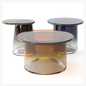 Bernhardt Ice coffee tables 3D model