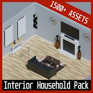 Ultimate Interior Household Pack 3D model