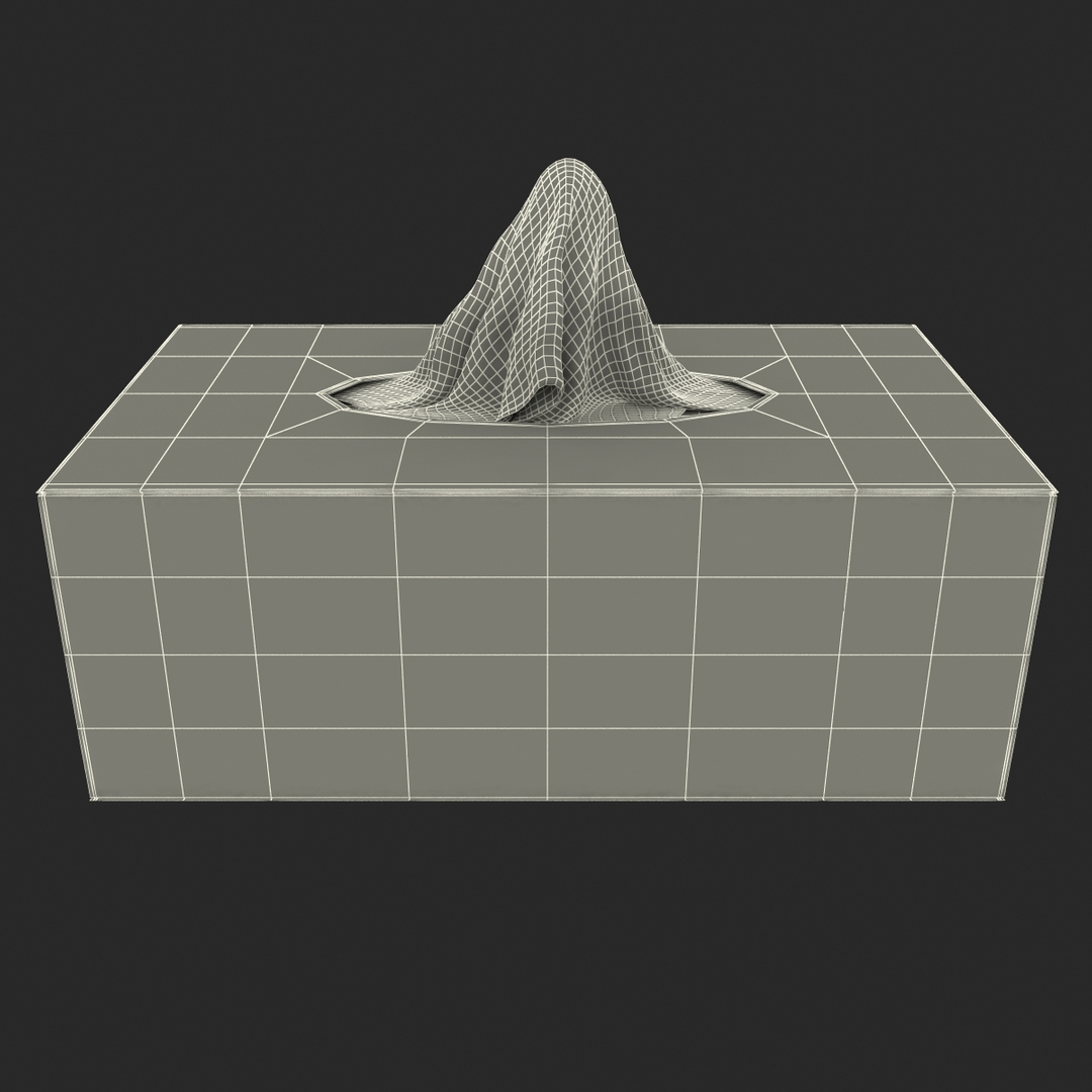Tissue box model - TurboSquid 819632