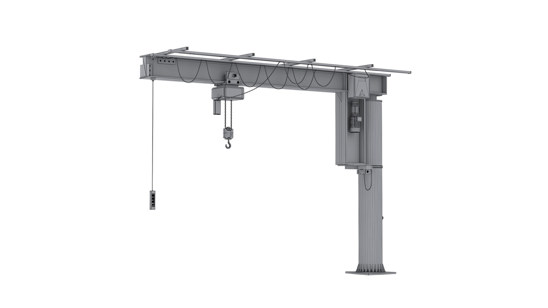 Jib Crane and Folding Engine Hoist 3D https://p.turbosquid.com/ts-thumb/Jj/VgboFm/J5/jibcrane17/jpg/1733292525/1920x1080/fit_q87/7d6f0800c9427674a091e7e5725d296c82084ff4/jibcrane17.jpg