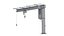 Jib Crane and Folding Engine Hoist
