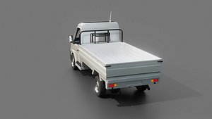 Renault Master Pickup Truck 3D model