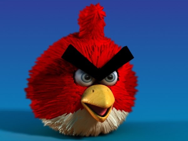3d Model Character Angry Birds
