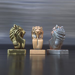 3D Antique Lion