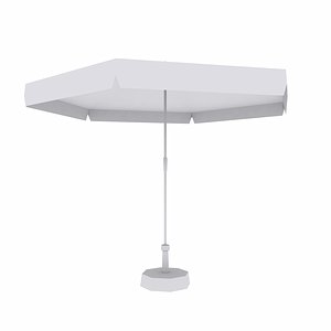3D model beach umbrella
