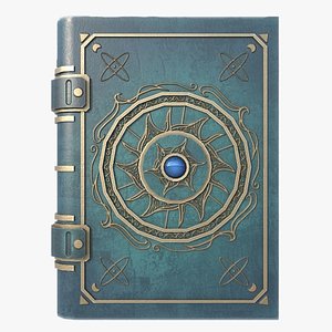 3D Fantasy book model