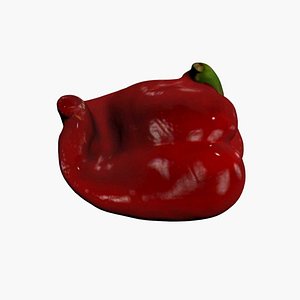 Red Pepper 3D Scan High Quality 3D model