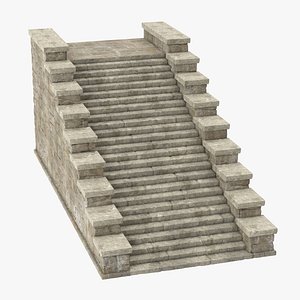 3d castle stairs 01