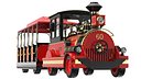 Detailed Amusement Park Train