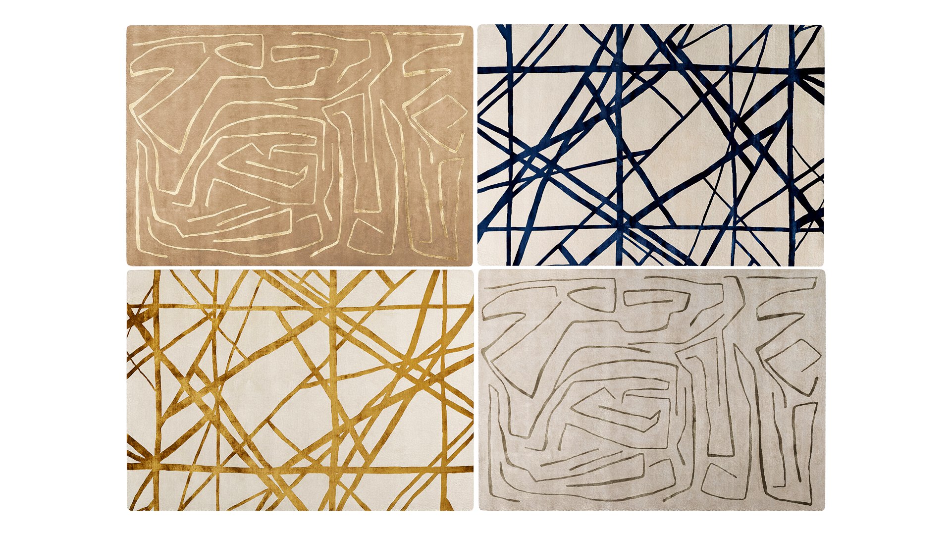 Four rugs by Corner Design model - TurboSquid 2050985
