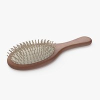 Dark Wooden Hairbrush