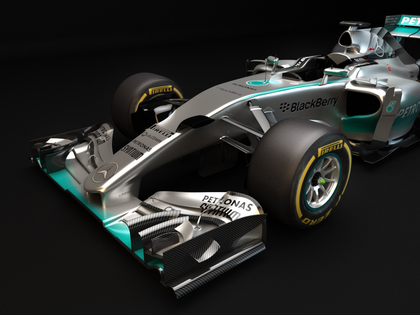 3d Mercedes Benz W06 2015