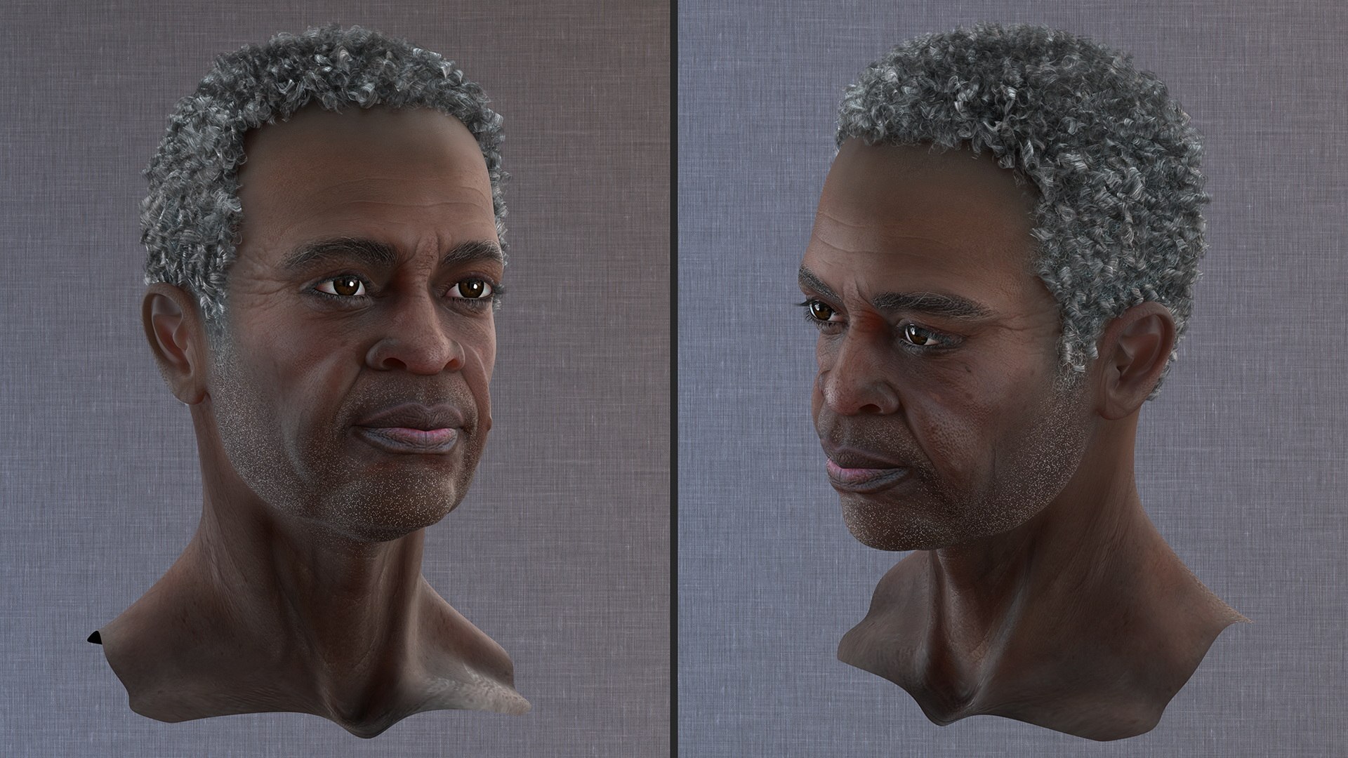 Afro American Grandpa Head 3D https://p.turbosquid.com/ts-thumb/Jj/nkU84Y/B2/afroamericangrandpahead3dmodel007/jpg/1673914732/1920x1080/fit_q87/f842940adcd44b58cbf83a261b5cc9499146fcd5/afroamericangrandpahead3dmodel007.jpg