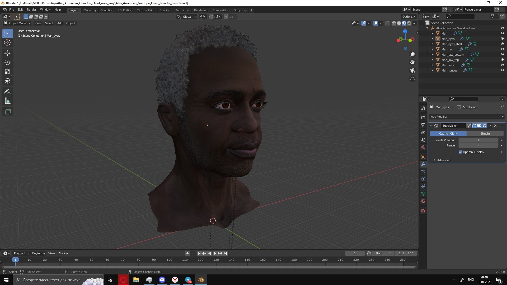 Afro American Grandpa Head 3D https://p.turbosquid.com/ts-thumb/Jj/nkU84Y/wz/afroamericangrandpahead3dmodel026/jpg/1673914782/1920x1080/fit_q87/9dff3b9f72ec3cce59ef5357d1401adeef654fb2/afroamericangrandpahead3dmodel026.jpg