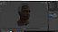 Afro American Grandpa Head