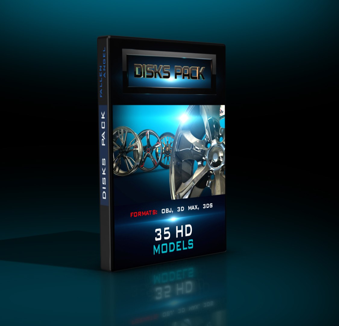 3D Disks Pack - TurboSquid 1610223