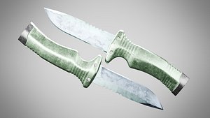 3D Knife 7 Very Light Green FT