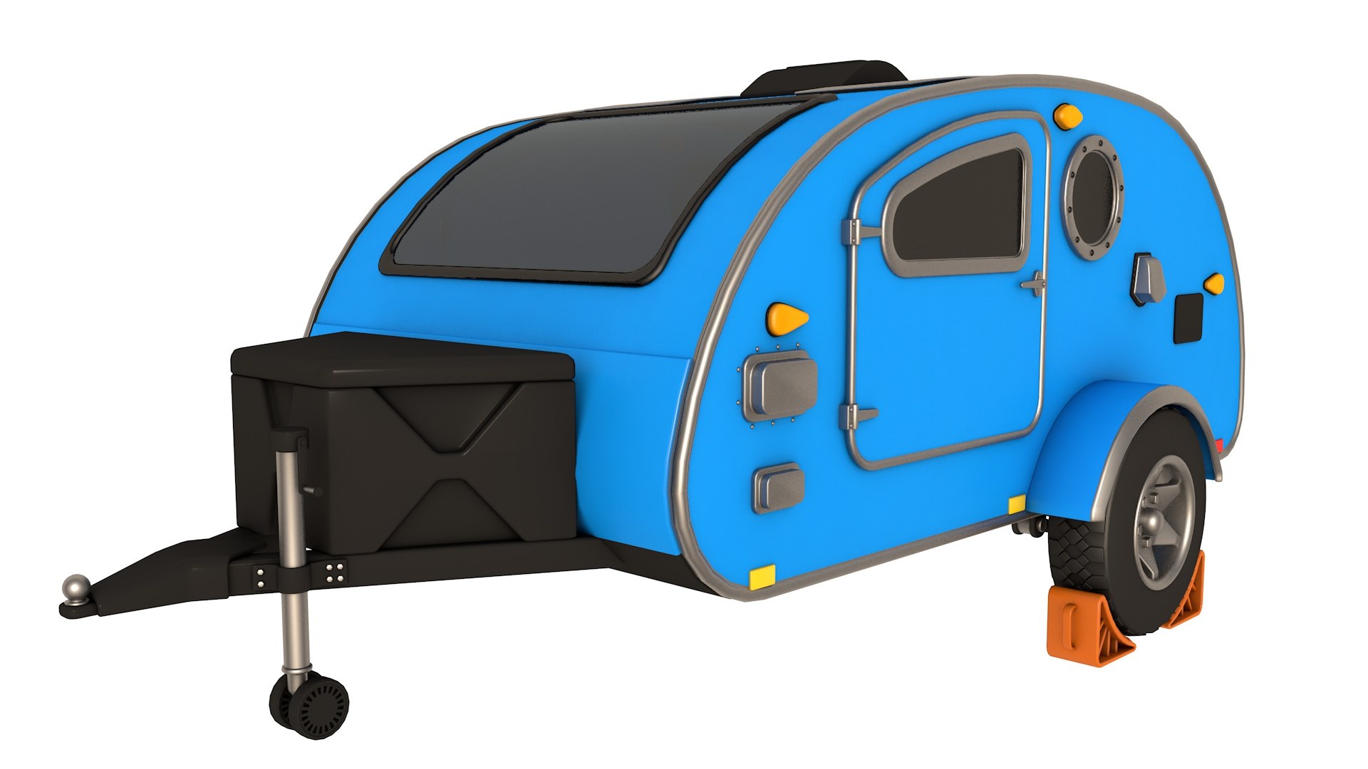 3D Camping Trailer - TurboSquid 2008044