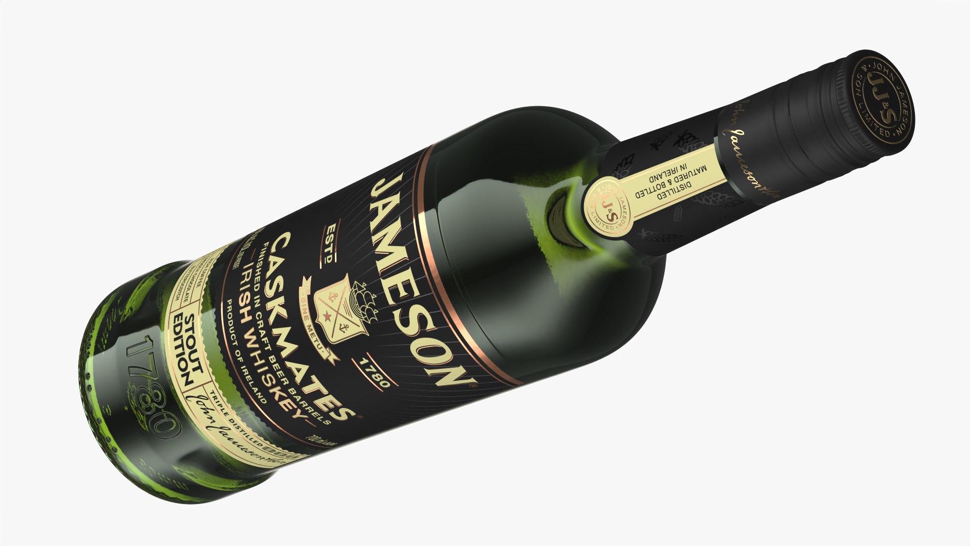 Jameson Stout Whiskey Bottle 3D https://p.turbosquid.com/ts-thumb/Jj/yPlM1t/yF/3/png/1714418734/1920x1080/fit_q87/15212d5689d4ea4c37c5f32e5c0b01178eff8954/3.jpg