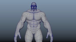 3D model hulk