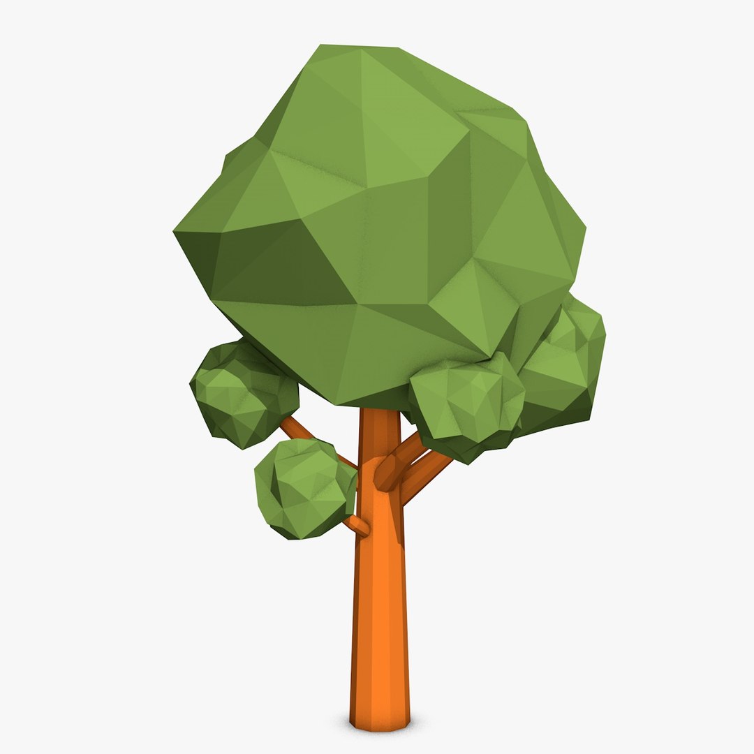 C4d Cartoon Tree