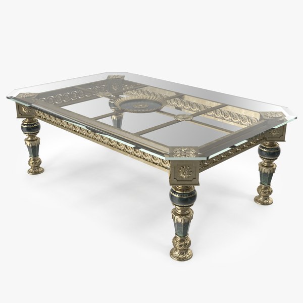 3d luxurious coffee table